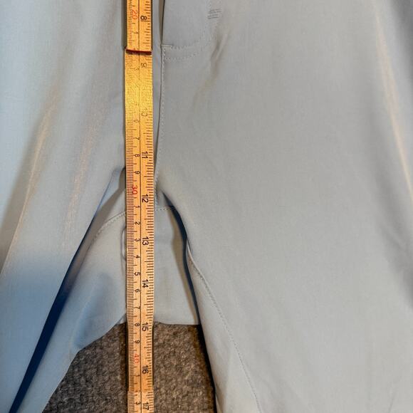 Fabletics Pants Mens 40x30 Blue Performance Stretch Golf Chino Tapered Flaw - Picture 10 of 15